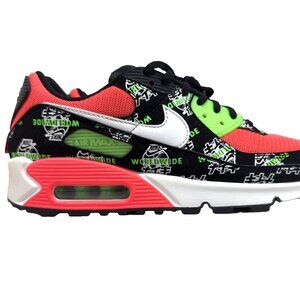 Nike Air Max Black Green Red Athletic Shoes